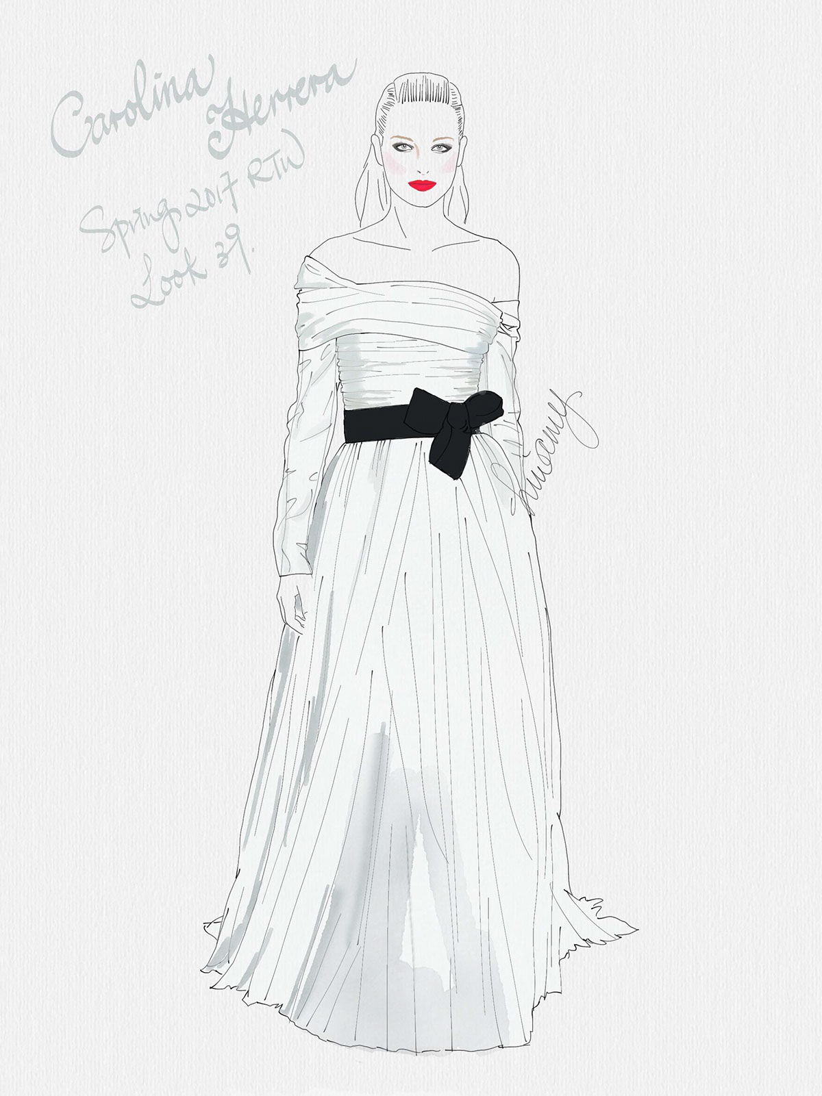 1200x1601 Fashion Runway Illustrations On Fidm Portfolio Gallery