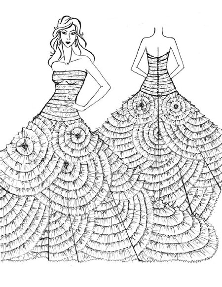 450x582 Runway Sketch Sneak Peek Jasmine Jasmine, Sketches And Prints