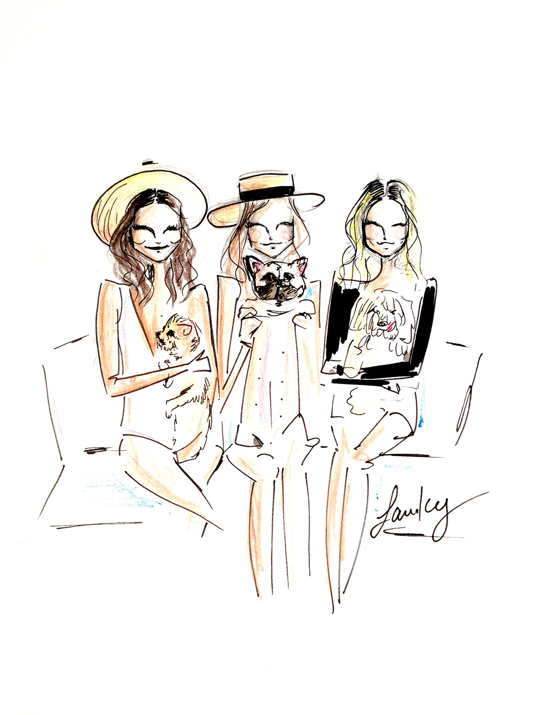 1080x1440 5 Must Follow Fashion Illustrators On Instagram Vanity Fair