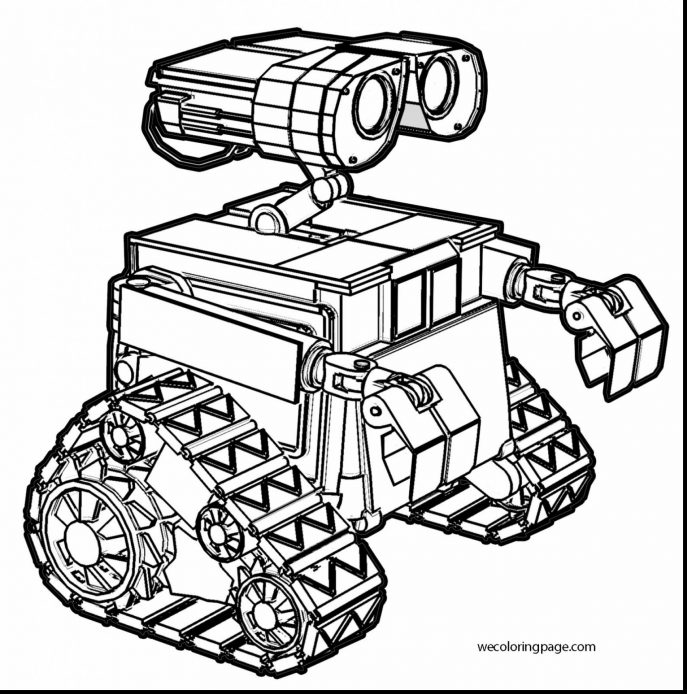 687x694 Coloring How To Draw Robot Coloring Book Pages For Kids