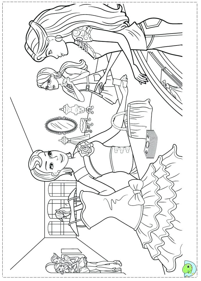 691x964 Simple Barbie Coloring Pages To Print Fee Best Girls Fashion Show