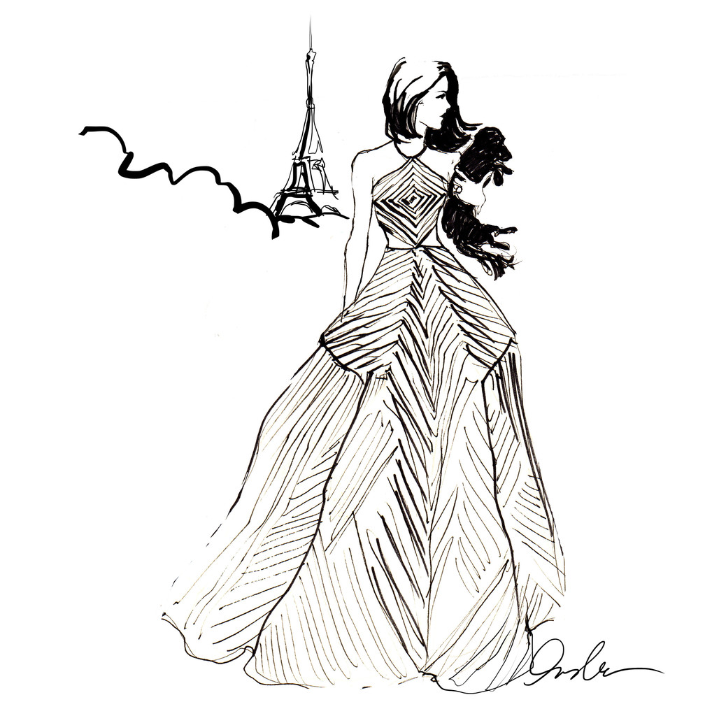 1018x1024 Bon Matin, Paris Sketches, Fashion Illustrations And Illustrators