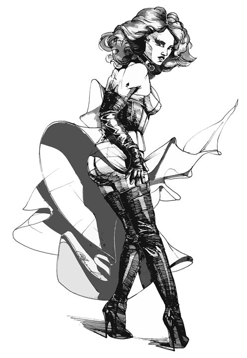 497x720 Silk And High Heels