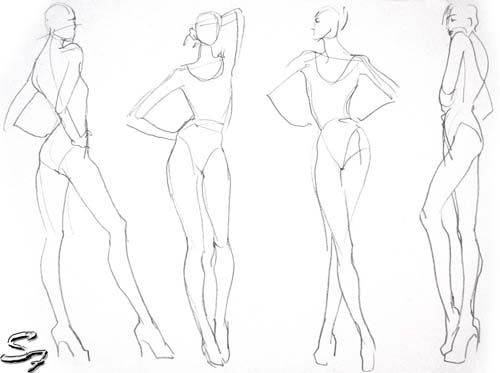 500x373 Sketching For Fashion Designers
