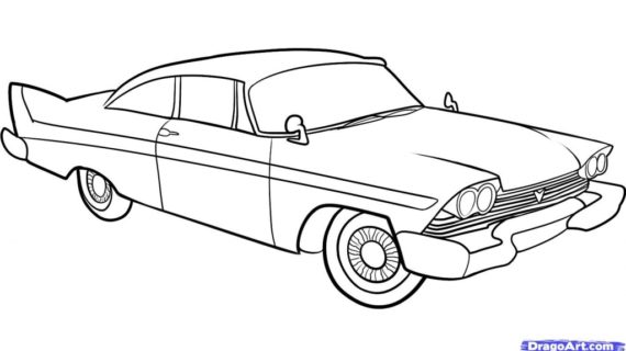 570x320 Classic Car Drawing Classic Car Drawing Fast Forward Youtube
