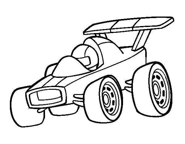600x470 Fast Car Coloring Page