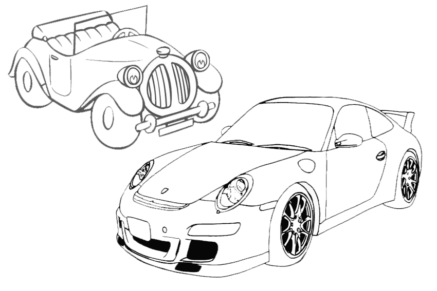 Fast Cars Drawing at GetDrawings | Free download