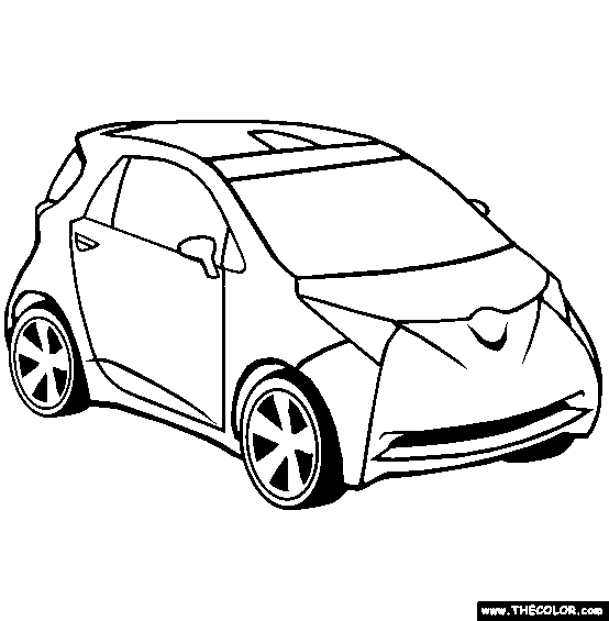 554x565 Supercars And Prototype Cars Online Coloring Pages Page 1