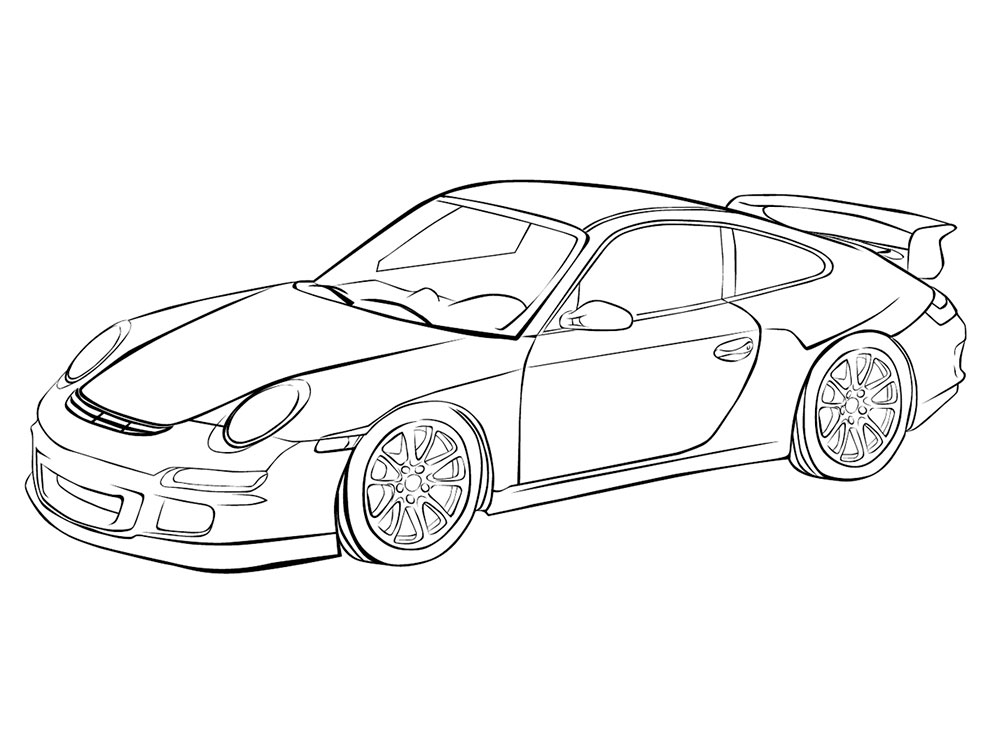 Fast Car Coloring Pages Coloring Pages