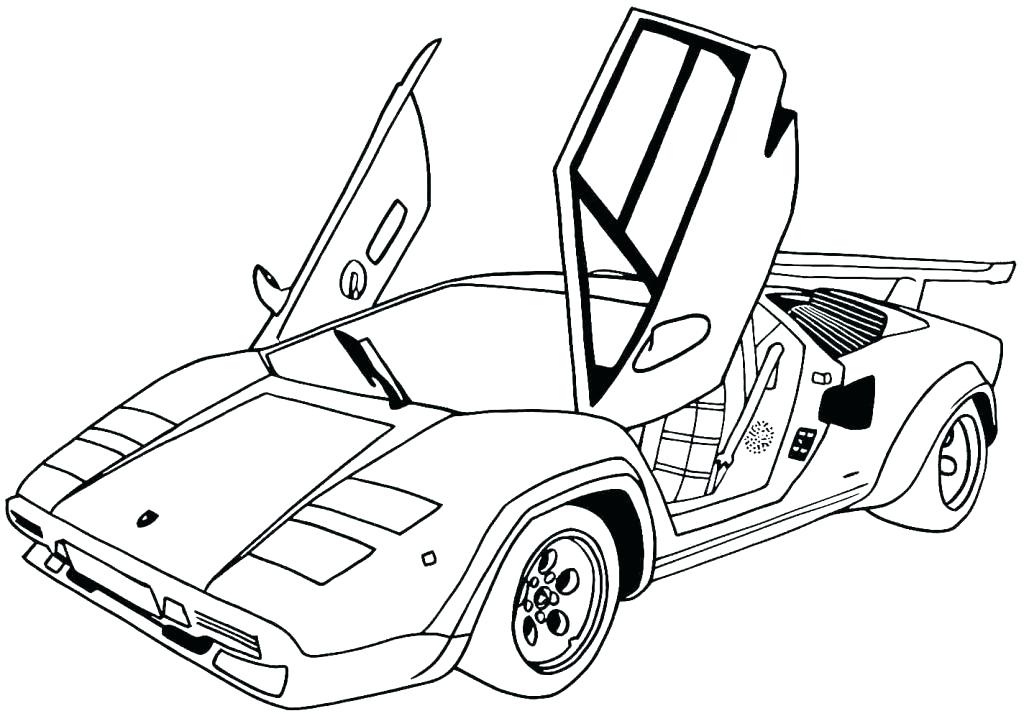 1024x716 Sport Car Coloring Pages Synthesis.site
