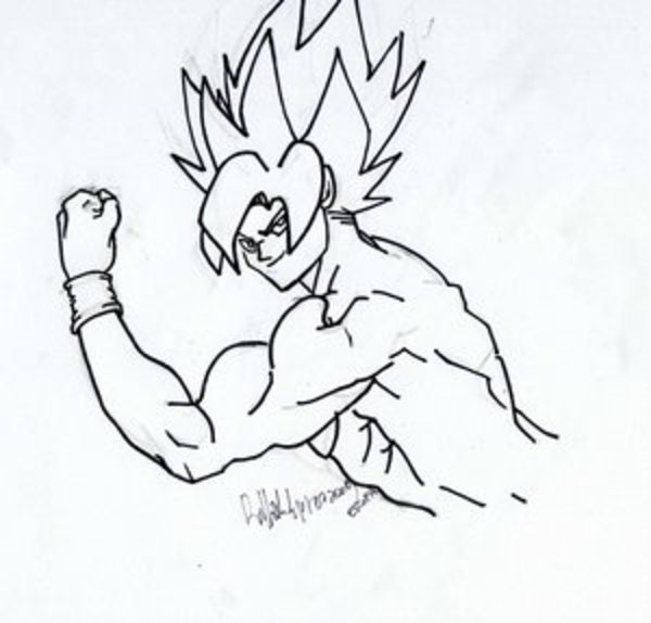 600x574 Goku Fast Drawing 5 Escofal By The Goku Club