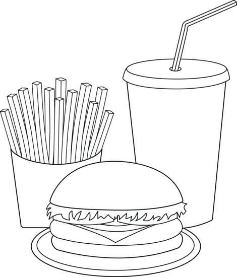 Fast Food Drawing