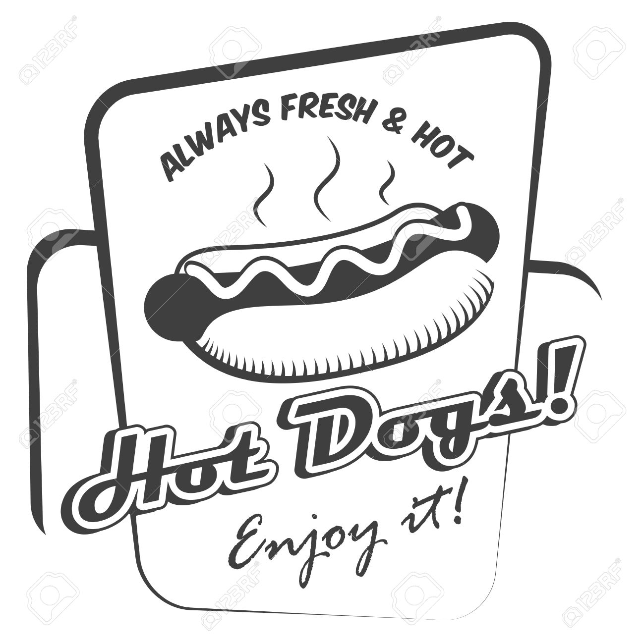 1299x1300 Hot Dog Clipart Fast Food