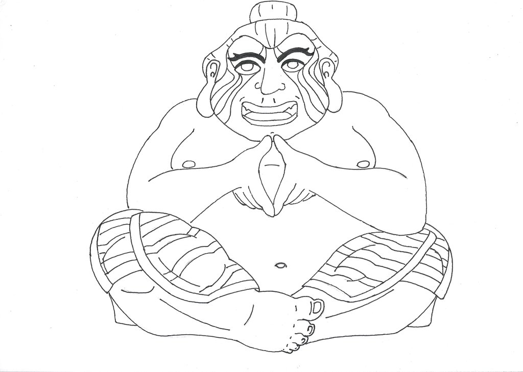 Fat Buddha Drawing at GetDrawings | Free download