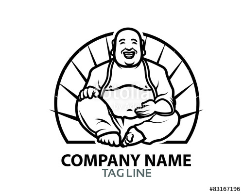 500x400 Fat Buddha Logo Stock Image And Royalty Free Vector Files