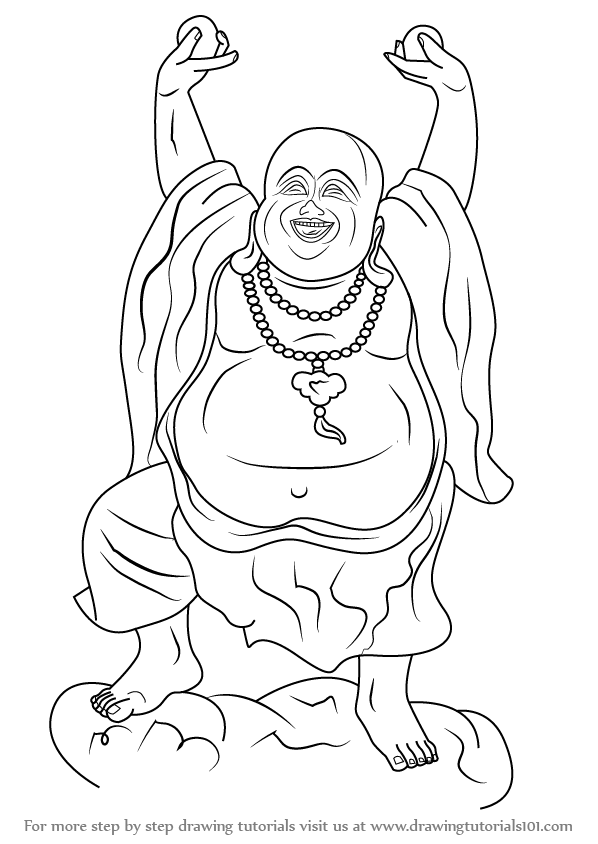 Fat Buddha Drawing at GetDrawings | Free download