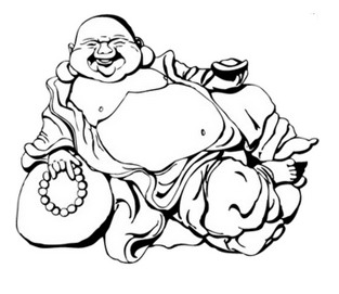 Fat Buddha Drawing at GetDrawings | Free download