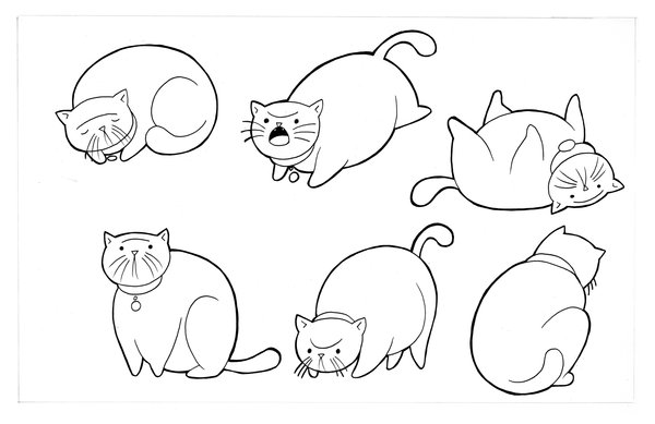 600x389 Fat Cat Actions By Vtheman Character Design