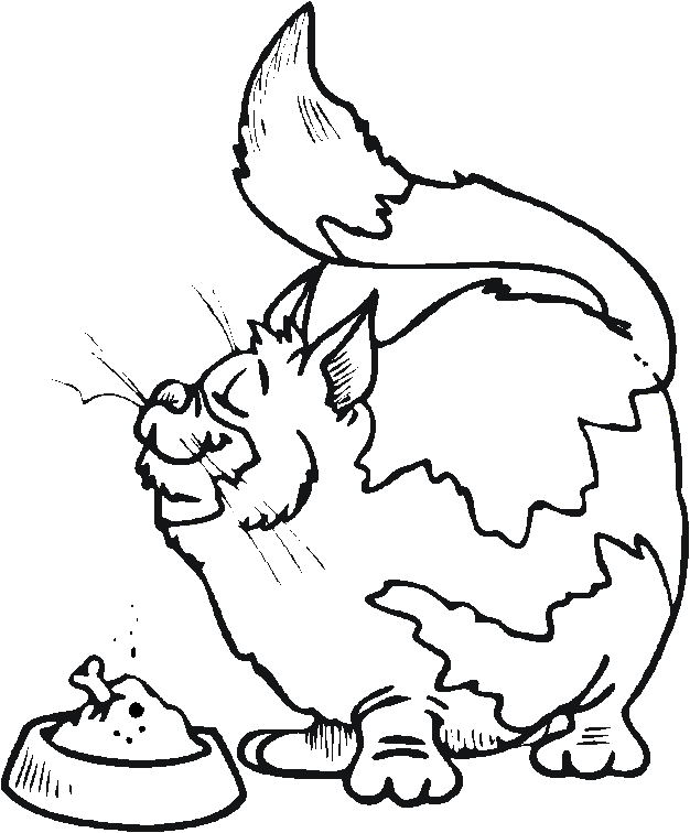 626x756 Fat Cat Coloring Pages