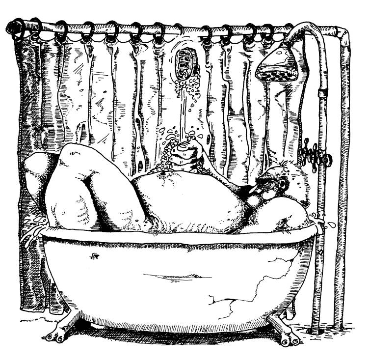 752x741 Fat Man In A Bath Tub By Jamesbrdfl