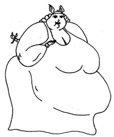 446x534 The Fat Lady Sings By Feed Her More