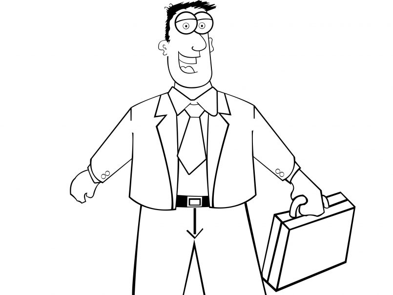 Fat Man Drawing at GetDrawings | Free download