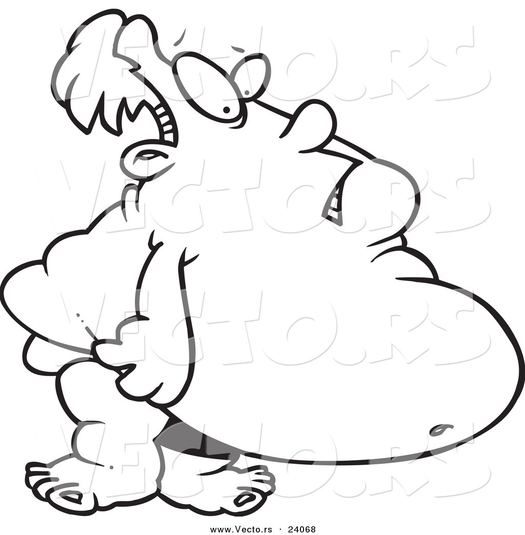1024x1044 Drawing Of A Fat Person Vector Of A Cartoon Fat Man In A Speedo