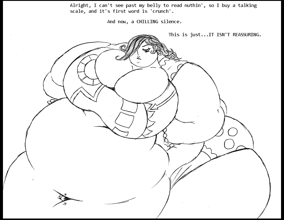 959x745 Fat Chick Versus Technology By Saxxon
