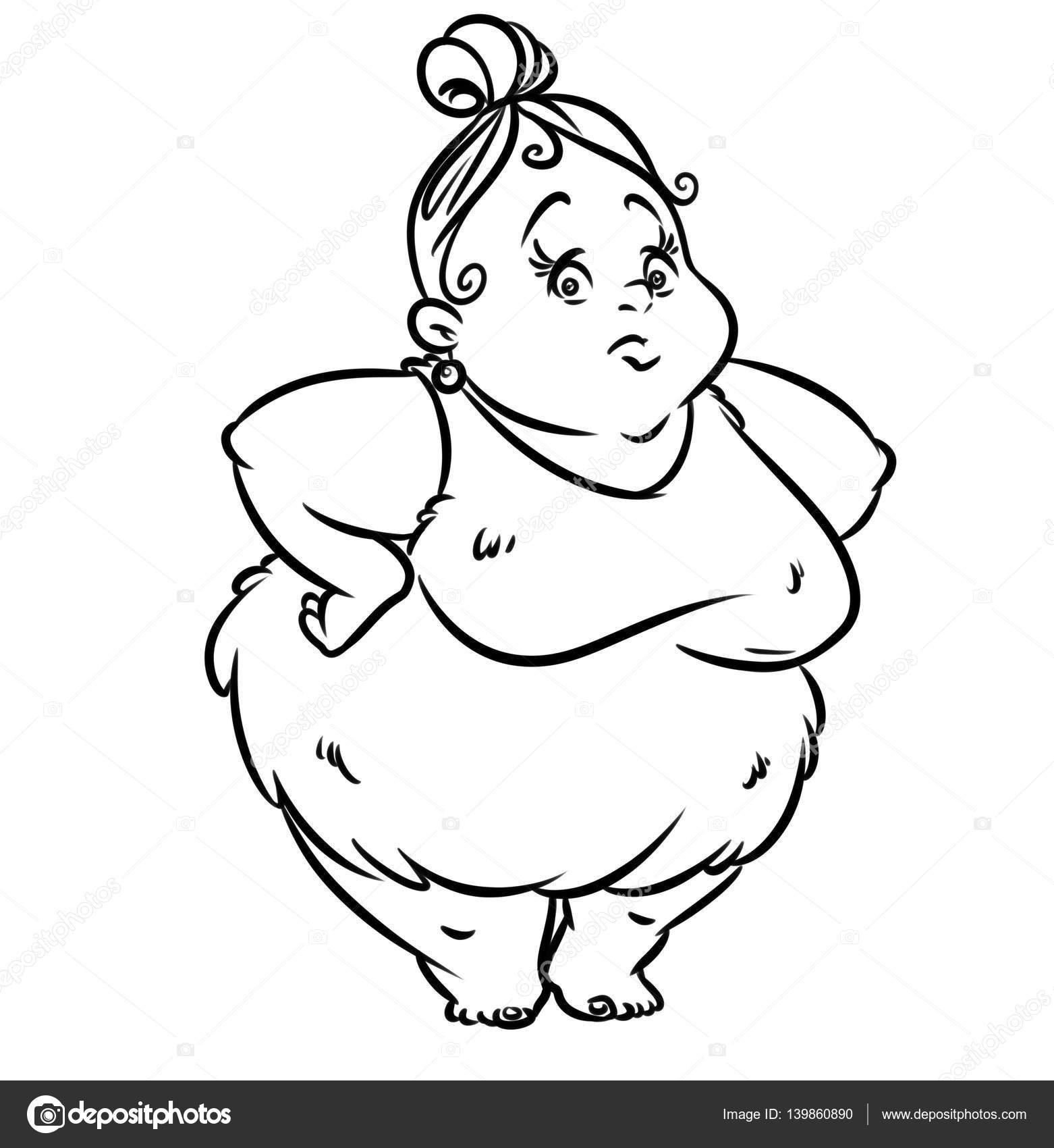 1562x1700 Fat Lady Cartoon Characters Group