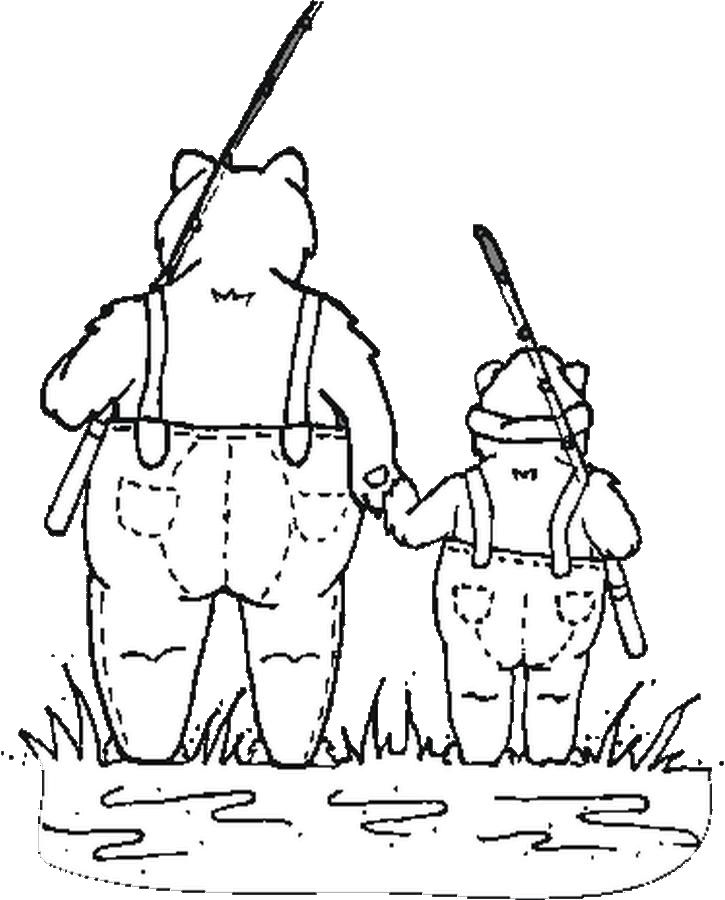 725x900 Father And Son Coloring Page
