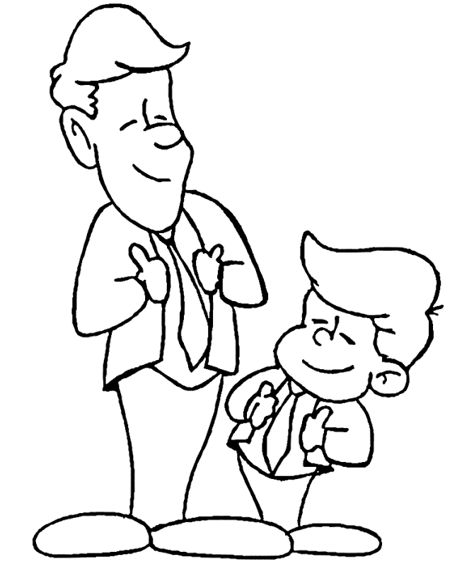670x820 Father And Son Coloring Pages Preschool To Tiny Page Dad Lifting