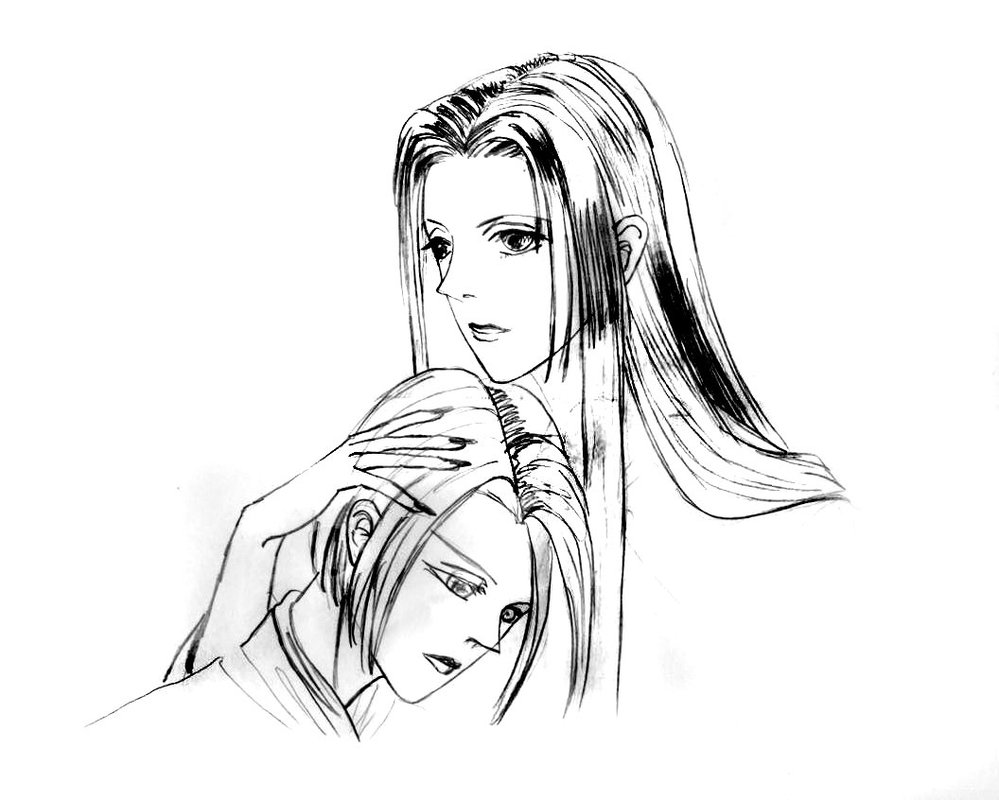 999x800 Father And Son Sketch By Madwit