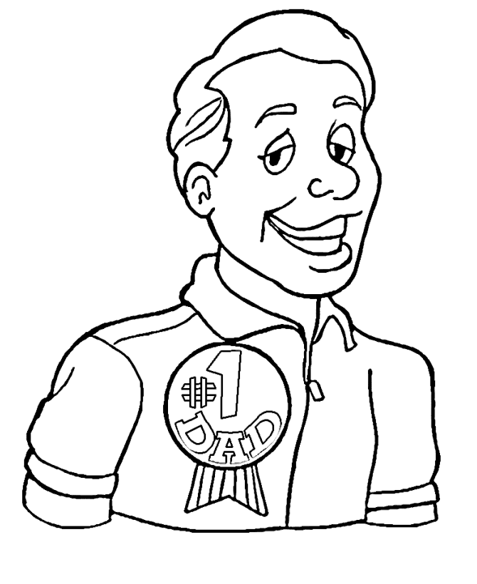 670x820 Father's Day Coloring Pages