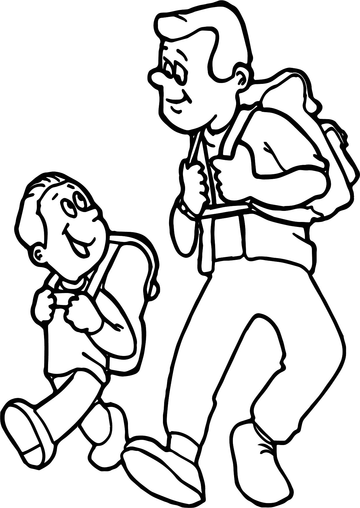 1235x1744 Father And Son Coloring Pages Coloring Pages