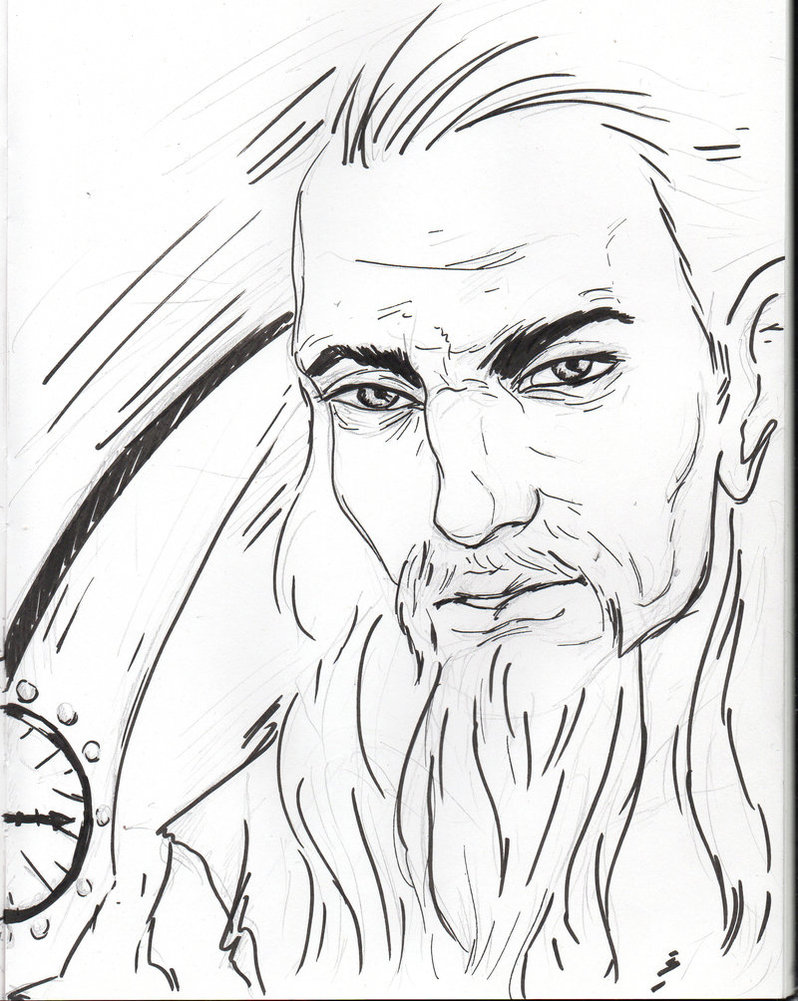 798x1001 Father Time (Daily Sketch Challenge) By Theelfknownaserinlee