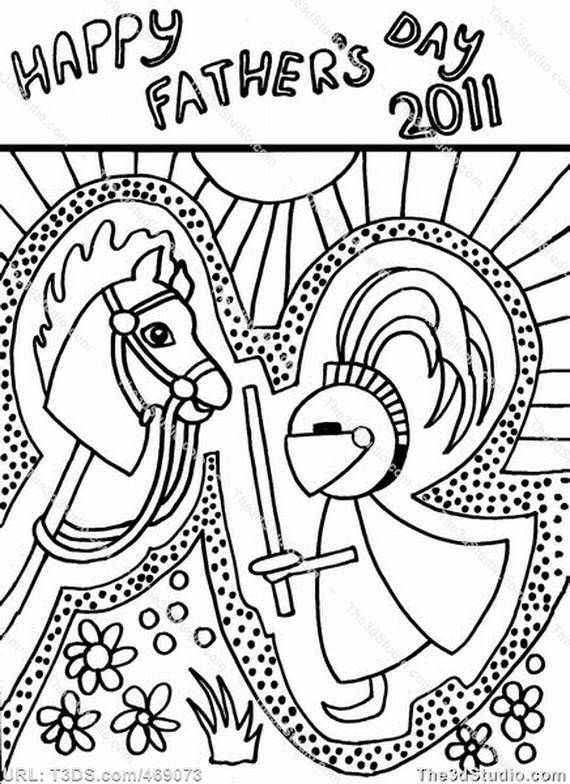 570x784 Fathers Day Adult Coloring Pages