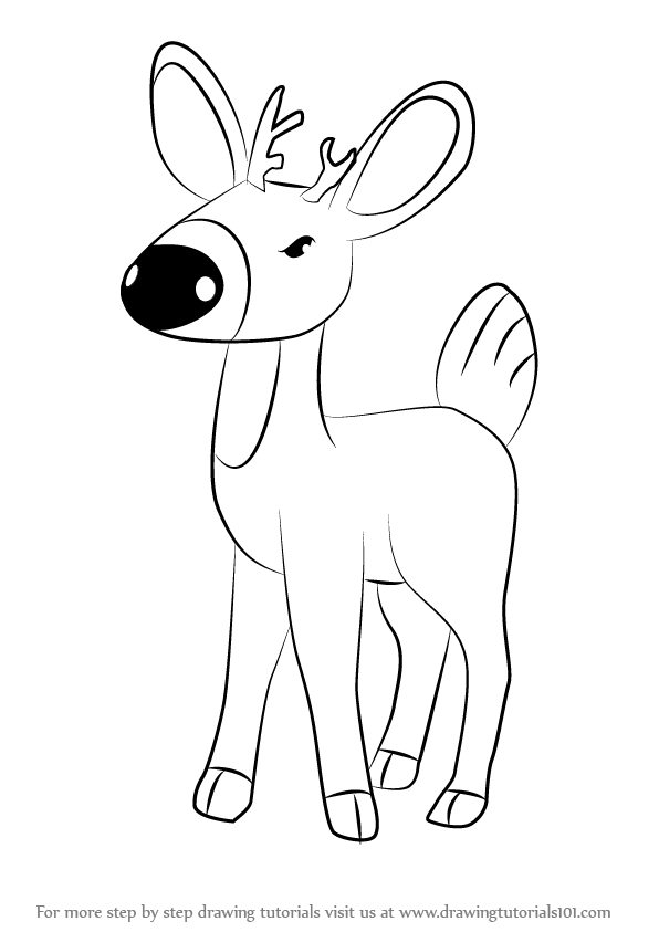 Fawn Drawing at GetDrawings | Free download