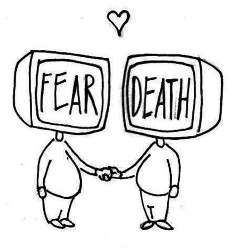 477x500 Fear Loves Death By Urbanmonk Philosophy Cartoon Toonpool