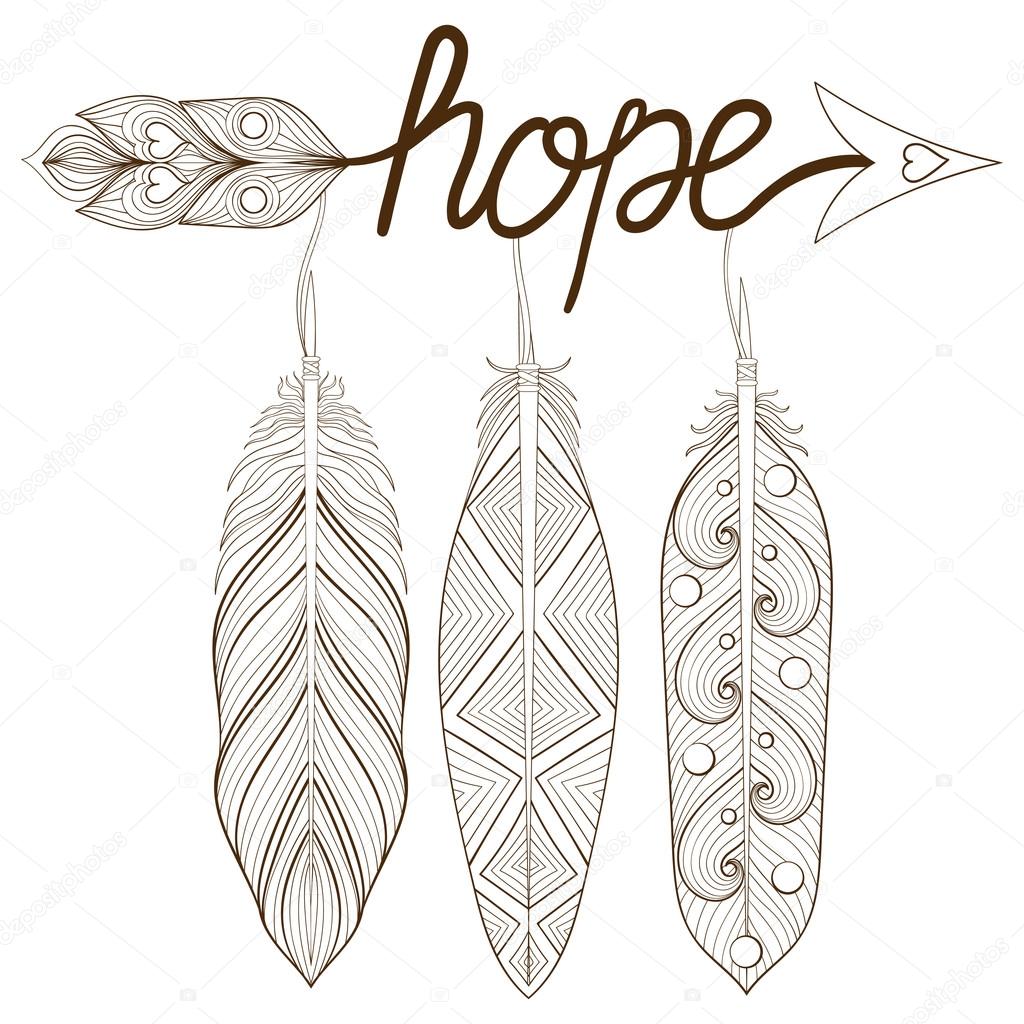 1024x1024 Drawn Feather Hope