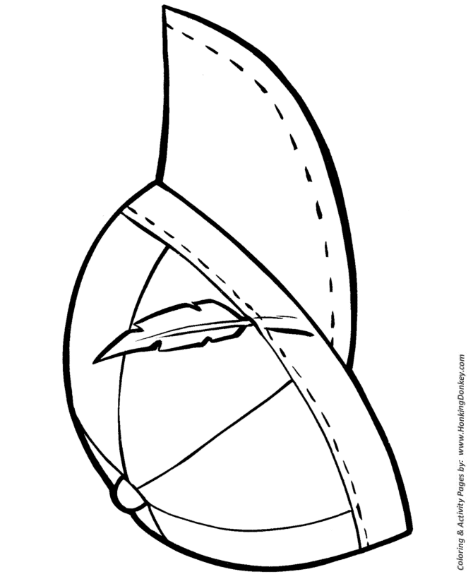 670x820 Easy Shapes Coloring Pages Feather In Cap Easy Coloring Activity