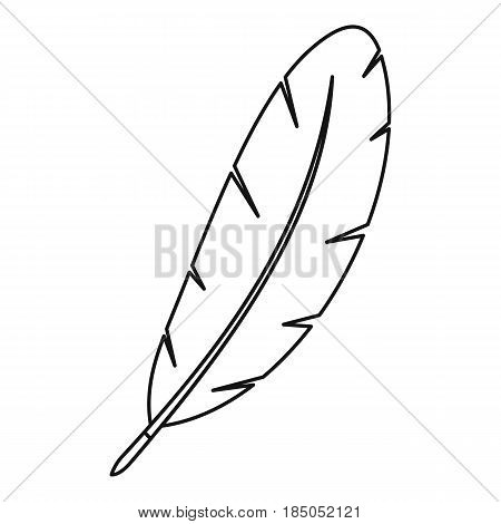 450x470 Feather Pen Icon Outline Style Vector Amp Photo Bigstock