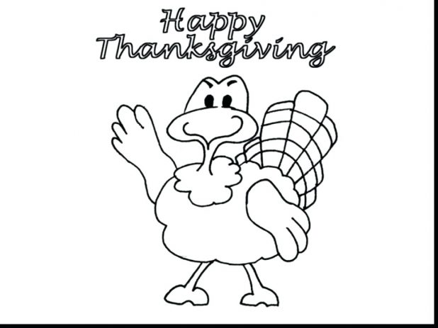 618x463 Remarkable Printable Thanksgiving Coloring Pages With Turkey
