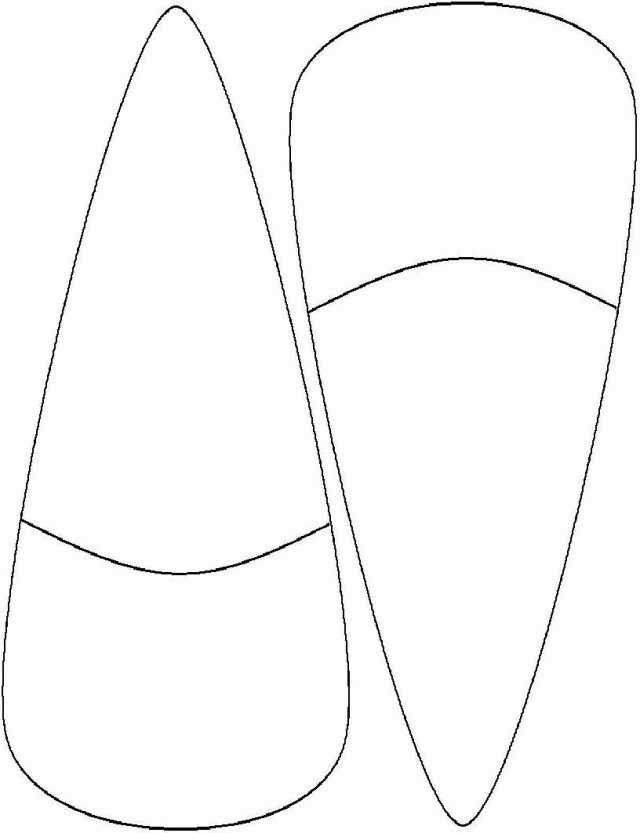 640x833 Turkey Feather Coloring Page