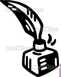 238x300 Feather Pen And Ink Well Vector Clip Art