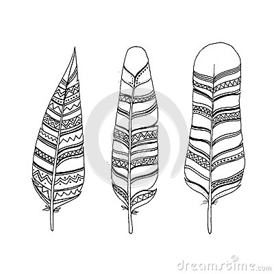 400x400 Drawn Line Feather