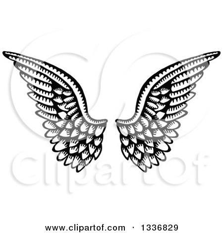 450x470 Clipart A Sketched Black And White Doodle A Pair