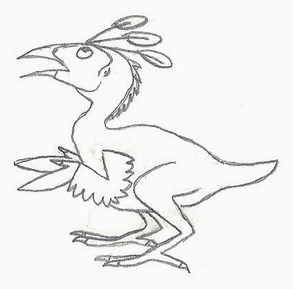 420x414 Raptormaniacs Maniraptor Feathers Part Vi Lizard Faced Monsters