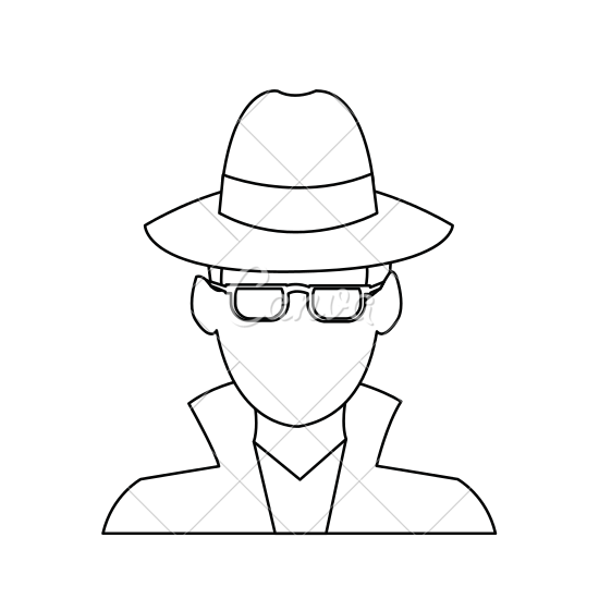 550x550 Suspicious Looking Man Icon