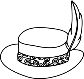 298x279 Hat Drawings Clip Art