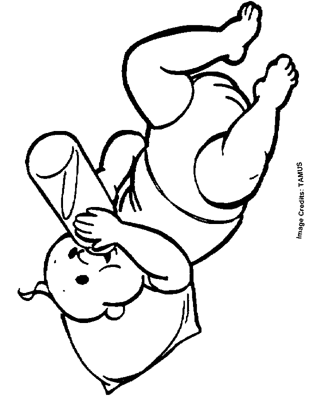 628x796 Cute Baby Bottle Coloring Pages Baby Bottle Cartoon To Color